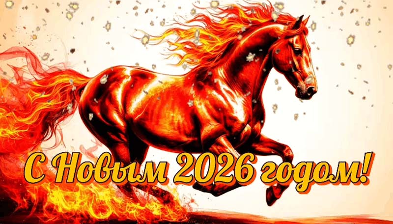 С НАСТУПАЮЩИМ НОВЫМ 2026 ГОДОМ!