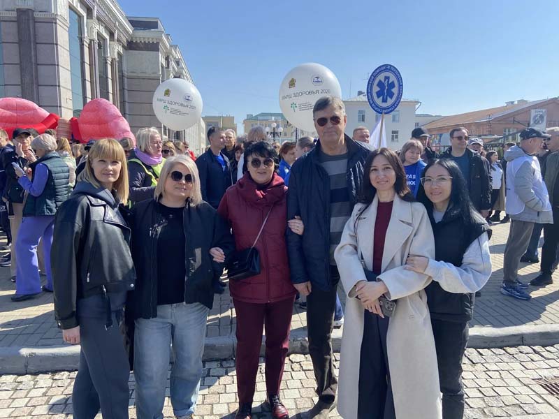 Сотрудники спортшколы по адаптивным видам спорта прошли Маршем здоровья